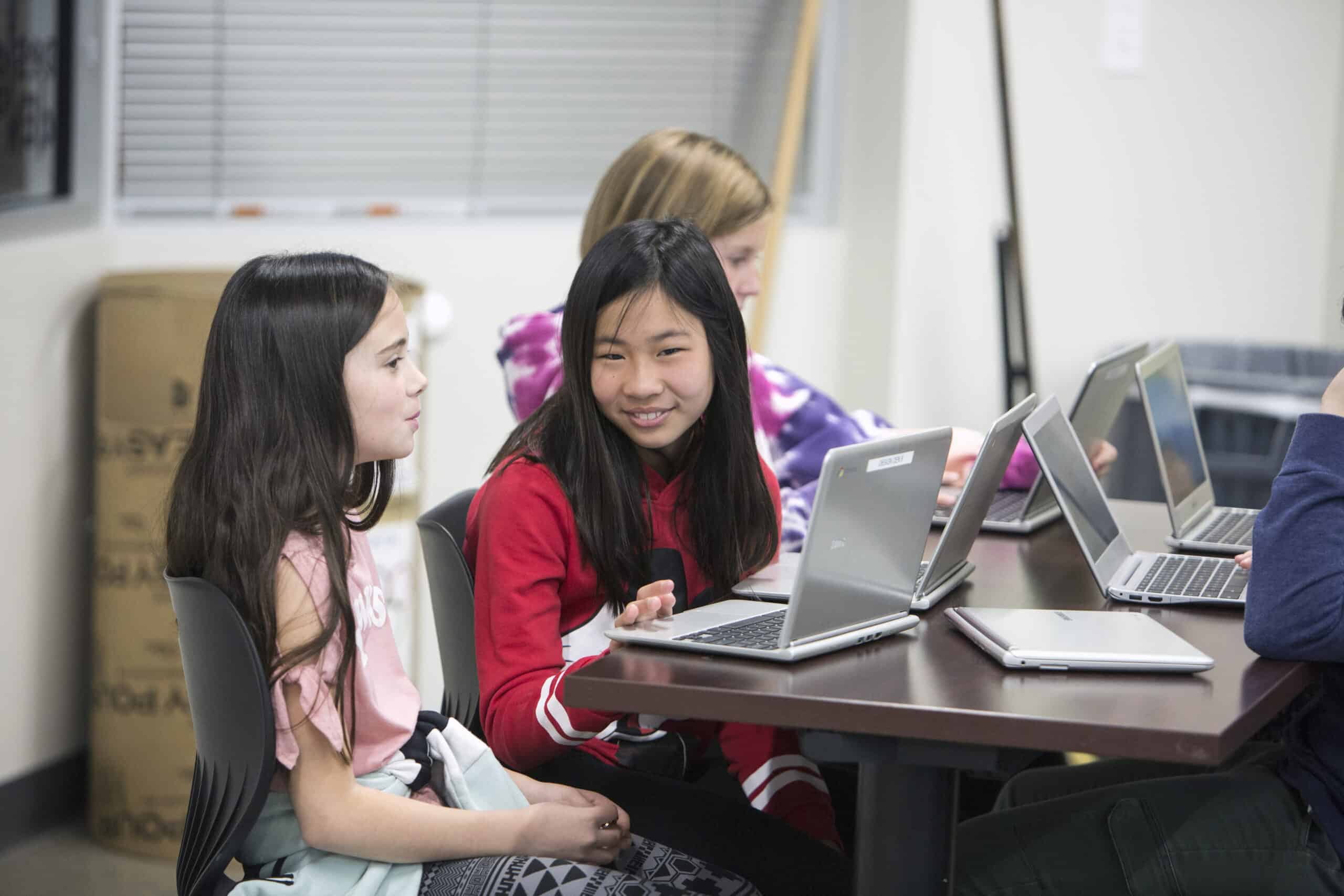 Blue Mountain Elementary smiling student
