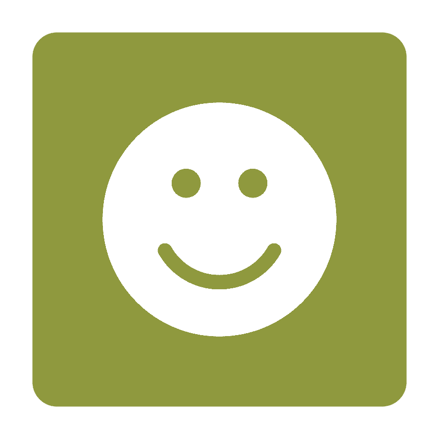 Smiley face representing emotional wellness